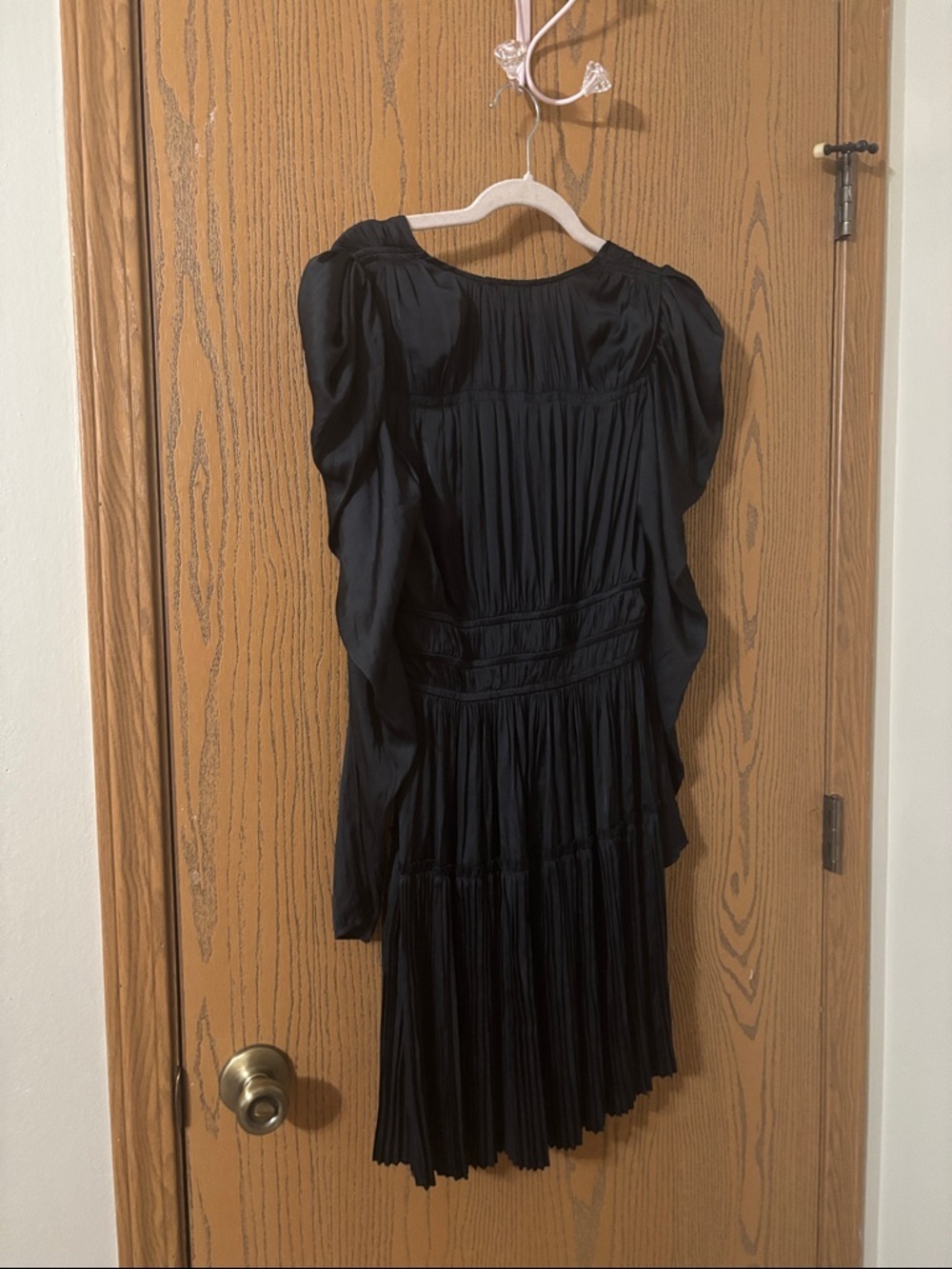 ULLA JOHNSON lu dress in noir NWT size 2 - Picture 6 of 7